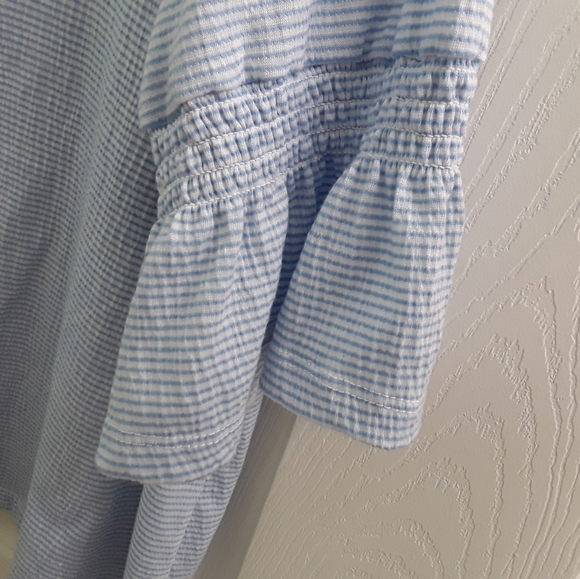 Lauren Conrad Striped Bell Sleeve Top - Picture 6 of 7